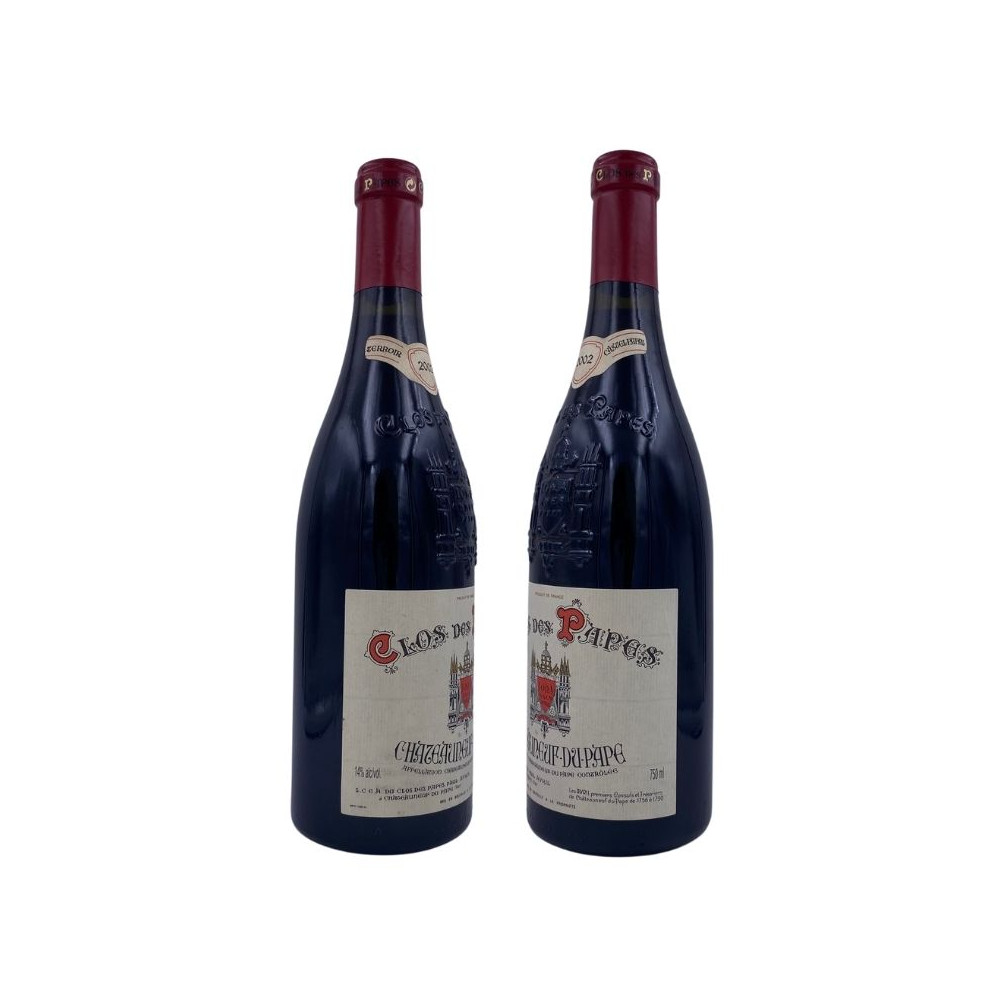 Clos des Papes Châteauneuf-du-Pape rouge 2002 bouteille