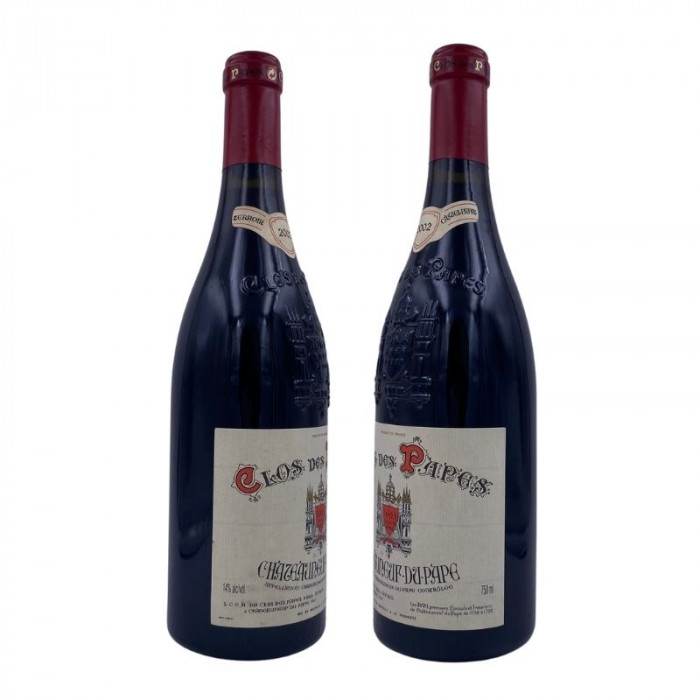 Clos des Papes Châteauneuf-du-Pape rouge 2002 bouteille