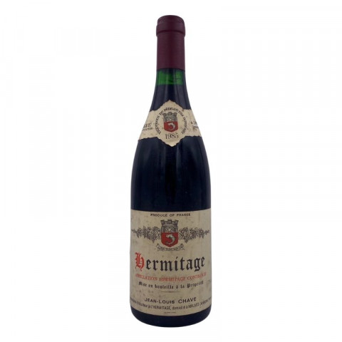 Jean Louis Chave Hermitage rouge 1985 bottle