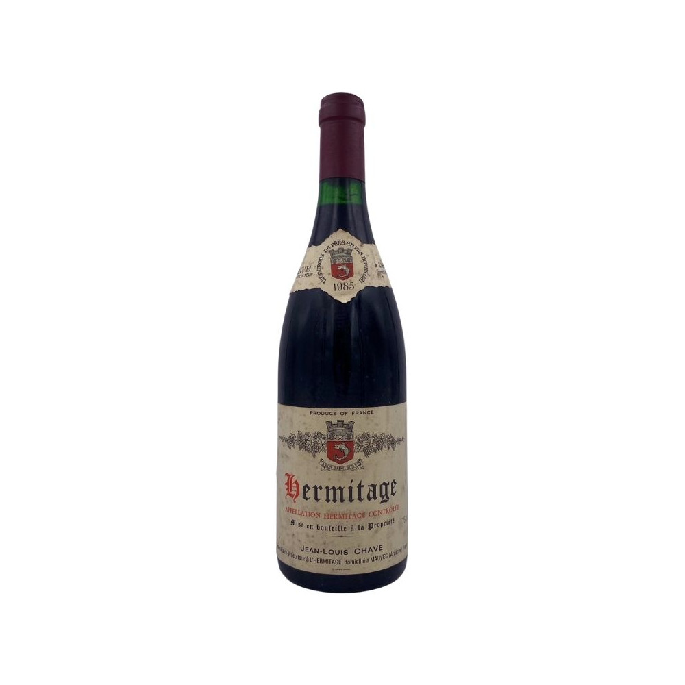 Jean Louis Chave Hermitage rouge 1985 bottle Jean Louis Chave Hermitage rouge 1985 bottle