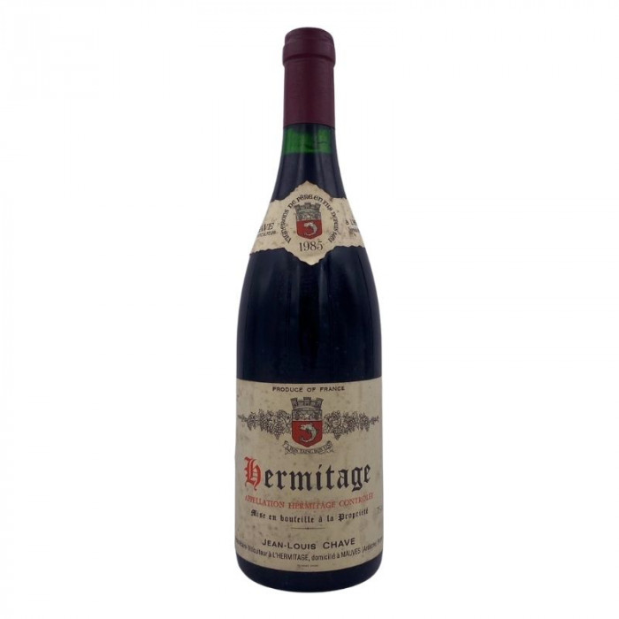 Jean Louis Chave Hermitage rouge 1985 bouteille