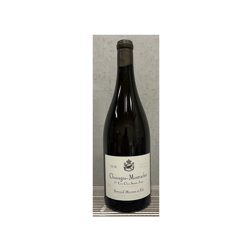 Bernard Moreau et fils Chassagne Montrachet 1er Cru Clos Saint Jean 2018