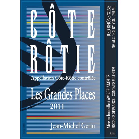 Domaine Jean-Michel Gerin Cote-Rotie "Les Grandes Places" red 2012