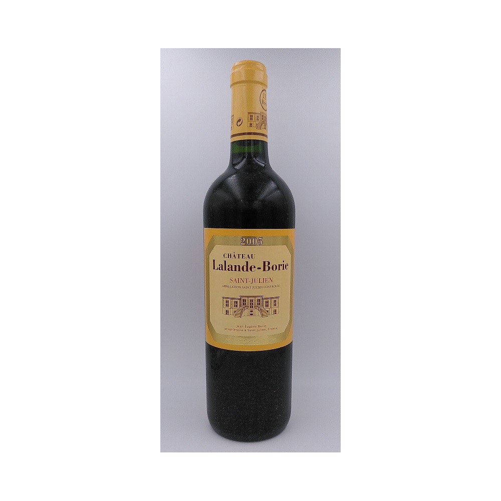 Château Lalande Borie Saint-Julien rouge 2005 bouteille Château Lalande Borie Saint-Julien rouge 2005 bouteille