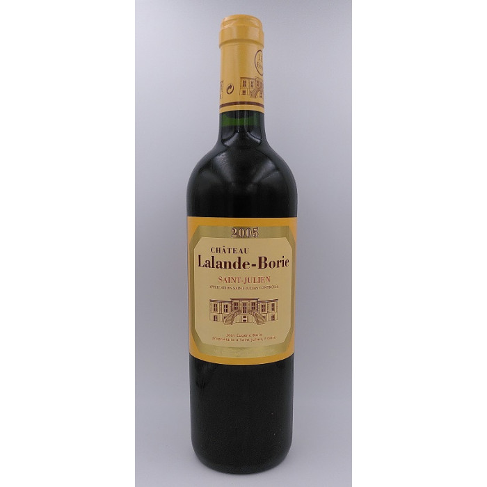 Château Lalande Borie Saint-Julien rouge 2005 bouteille