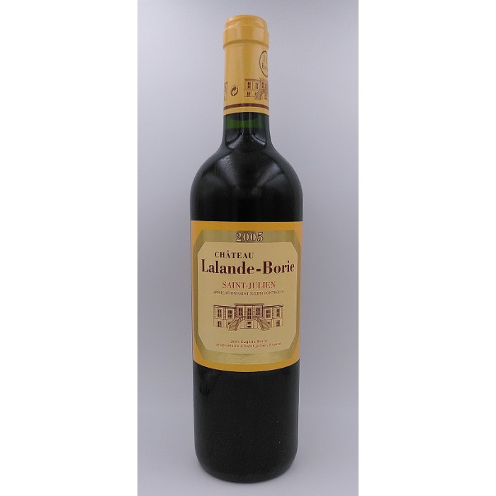 Château Lalande Borie Saint-Julien rouge 2005 bouteille Château Lalande Borie Saint-Julien rouge 2005 bouteille