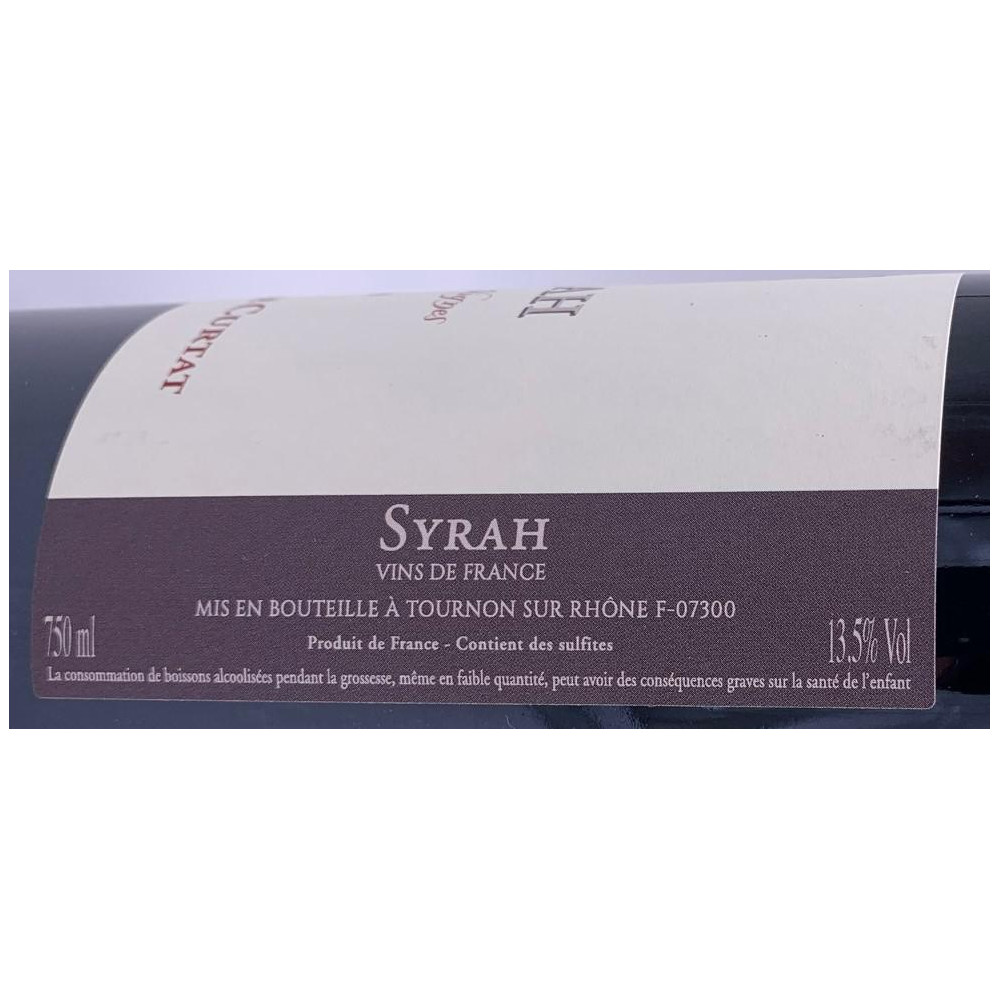 Domaine Curtat "syrah Vieilles Vignes" red 2020