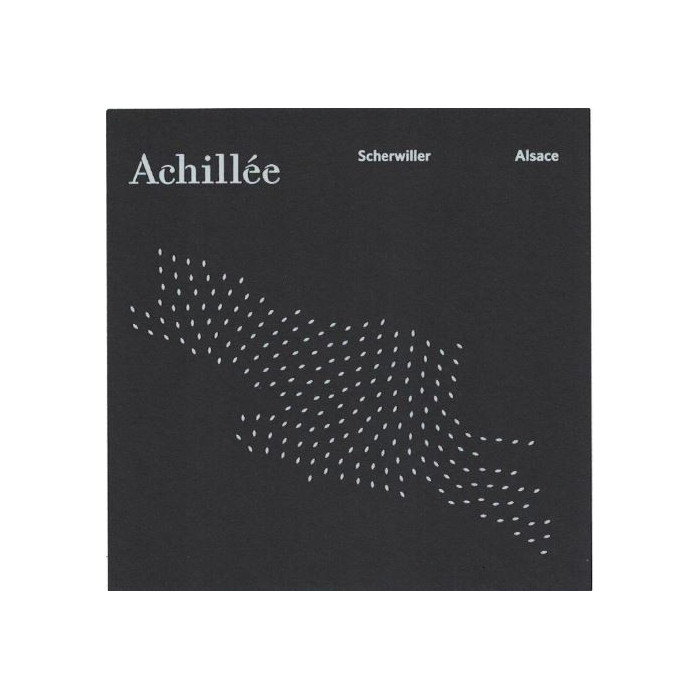 Domaine Achillée Alsace Riesling "Scherwiller" blanc sec 2020 etiquette