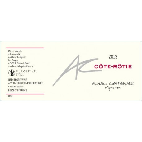 Aurelien Chatagnier Cote Rotie 2013