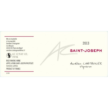Domaine Aurelien Chatagnier Saint-Joseph red 2013