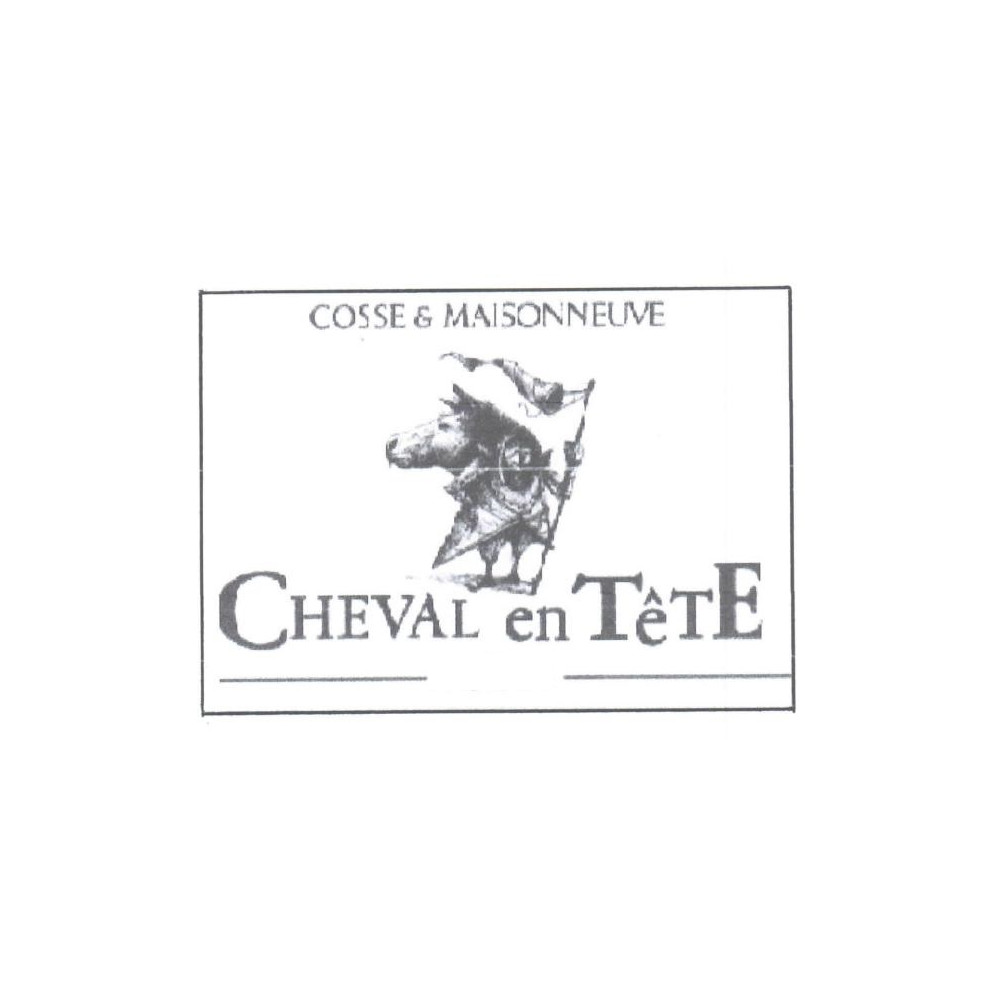 Domaine Cosse-Maisonneuve Cahors "Cheval en tête" blanc sec 2021étiquette