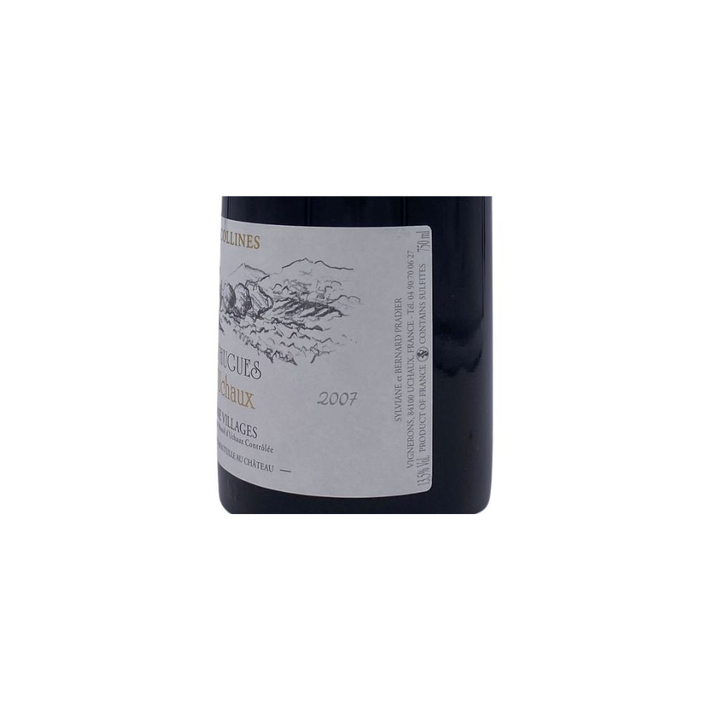 Château d'Hugues Côtes du Rhône Villages "L'Orée des Collines" rouge 2007 etiquette