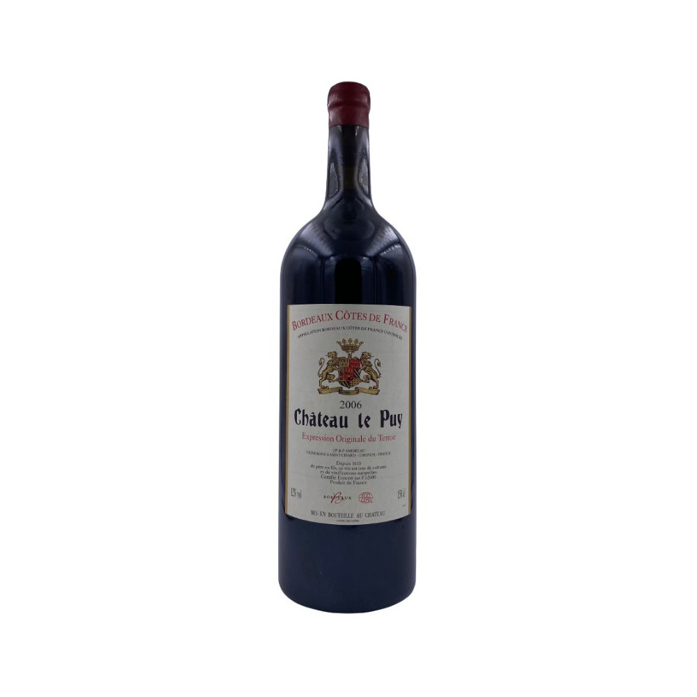 Château Le Puy "Expression originale du Terroir" Côte de Francs rouge 2006 MAGNUM Château Le Puy "Expression originale du Terroir" Côte de Francs rouge 2006 MAGNUM