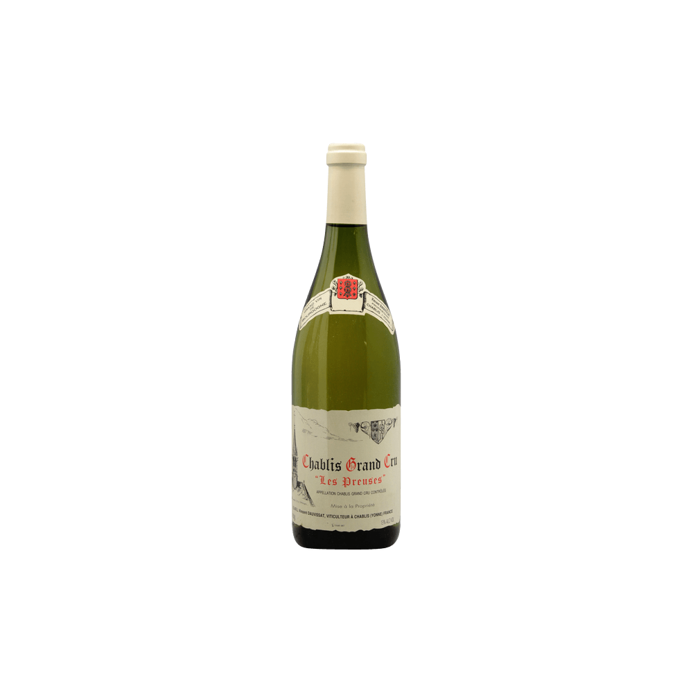 Vincent Dauvissat Chablis Grand Cru "Les Preuses" blanc sec 2008 bouteille