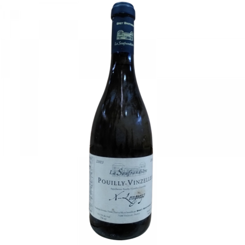 La Soufrandière Pouilly-Vinzelles "X-Longeays" 2003 bottle La Soufrandière Pouilly-Vinzelles "X-Longeays" 2003 bottle