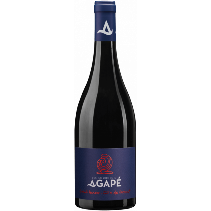 Les Sources d'Agapé Saint-Amour "Côte de Besset" rouge 2020 bouteille