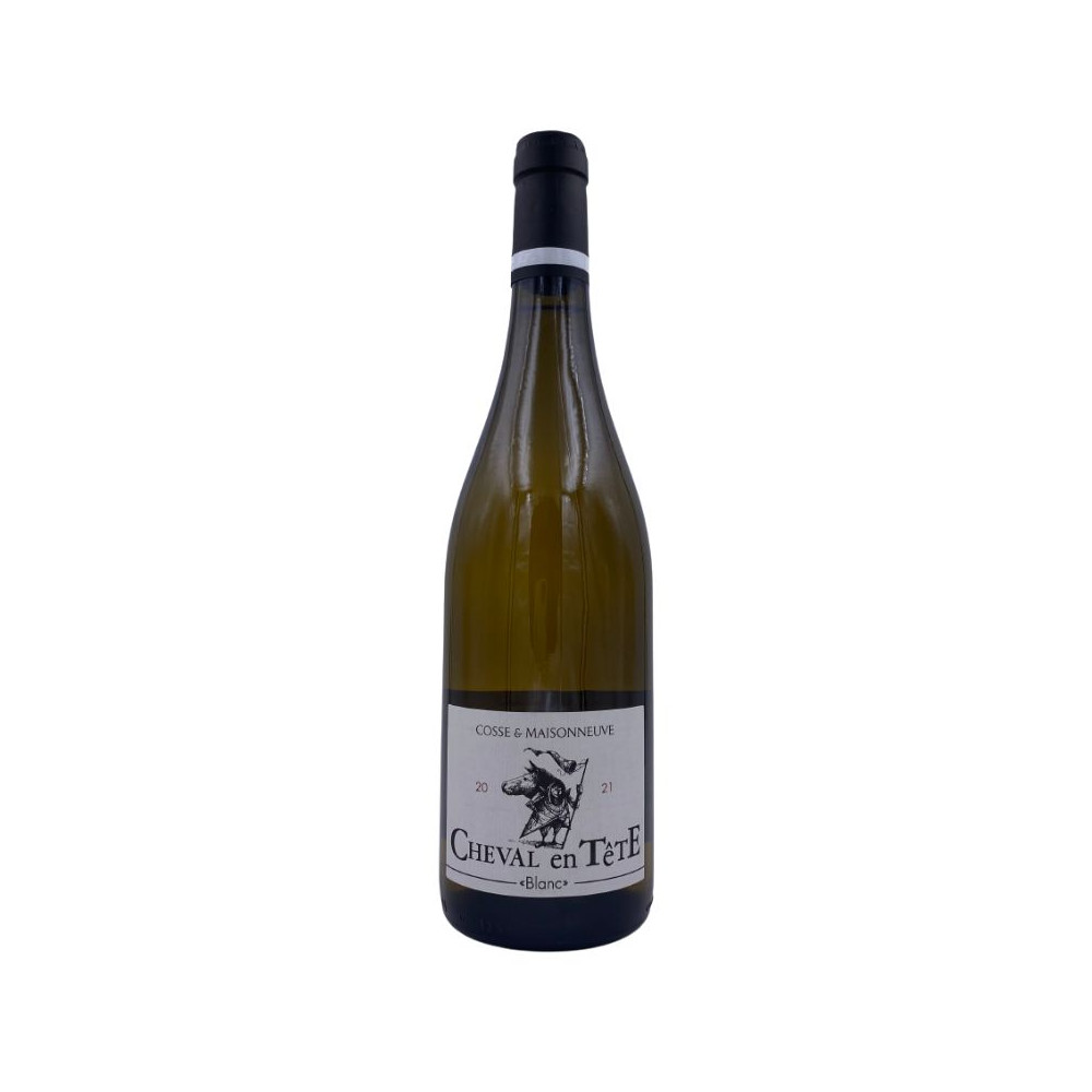 Domaine Cosse-Maisonneuve Cahors "Cheval en tête" blanc sec 2021 bouteille