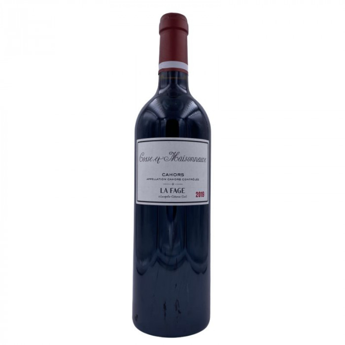 Domaine Cosse-Maisonneuve Cahors "La Fage" rouge 2019 bouteille