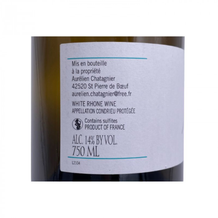 Domaine Aurelien Chatagnier Condrieu dry white 2021