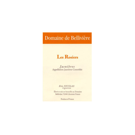 Domaine de Bellivière Jasnières "Les Rosiers" dry white 2020
