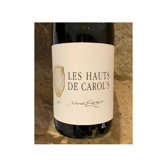 Domaine de la Terrasse d'Elise "Les Hauts de Carol's" rouge 2019 étiquette
