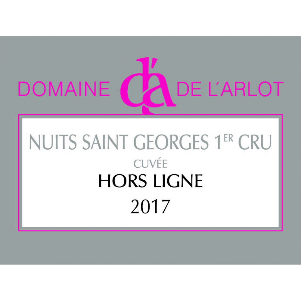 Domaine de l'Arlot Nuits-Saint-Georges 1er Cru "Hors Ligne" rouge 2017 etiquette