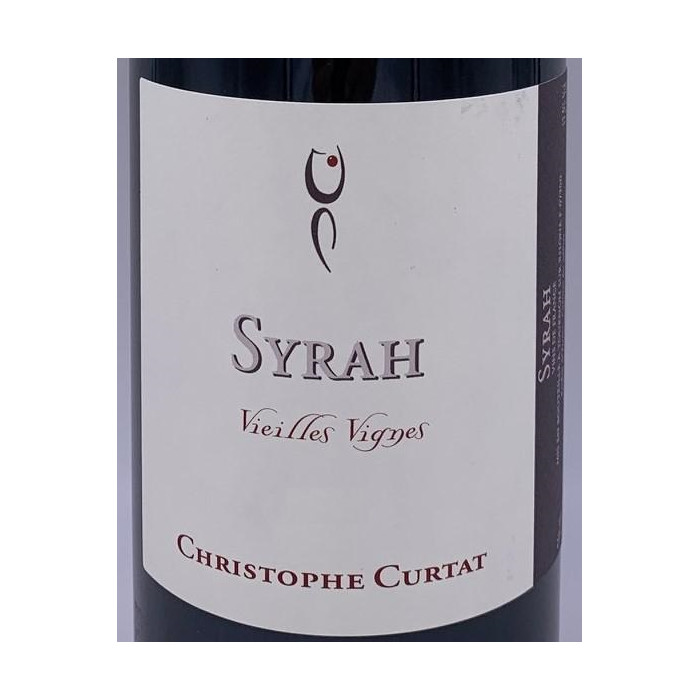 Domaine Curtat "syrah Vieilles Vignes" red 2021 etiquette