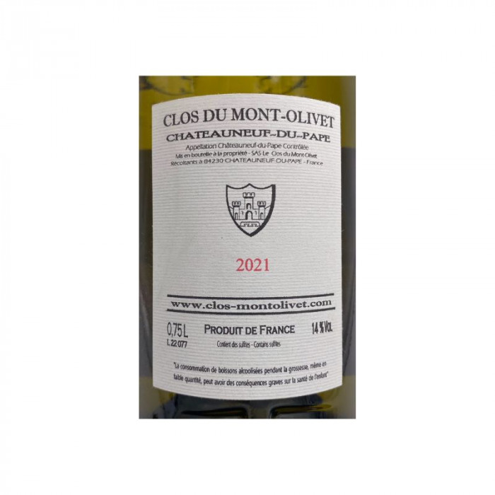 Clos du Mont-Olivet Châteauneuf-du-Pape blanc sec 2021
