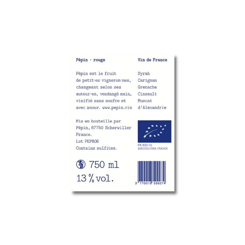"Pépin" rouge
