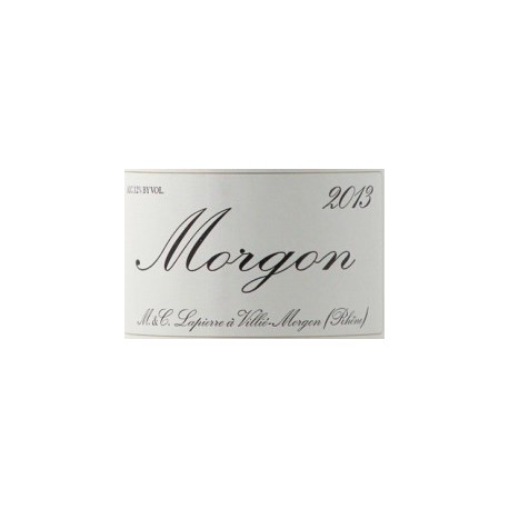 Domaine Marcel Lapierre Morgon "Classique" rouge 2013 (75 cl)