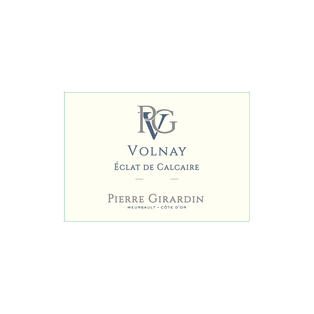 Domaine Pierre Girardin Volnay "Eclat de Calcaire" rouge 2020 etiquette