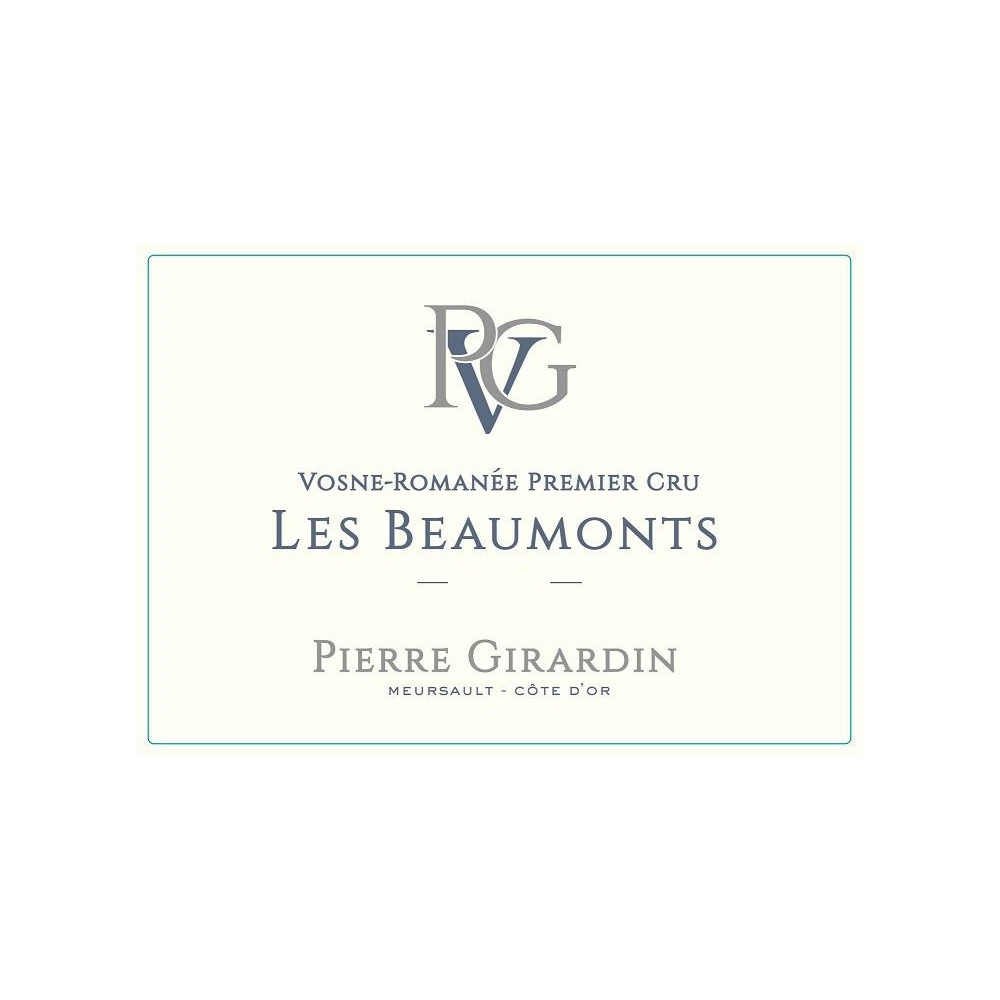 Domaine Pierre Girardin Vosne Romanée 1er Cru "Les Suchots" rouge 2020 etiquette