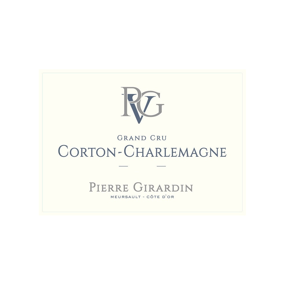 Domaine Pierre Girardin Corton-Charlemagne Grand Cru blanc sec 2020 etiquette