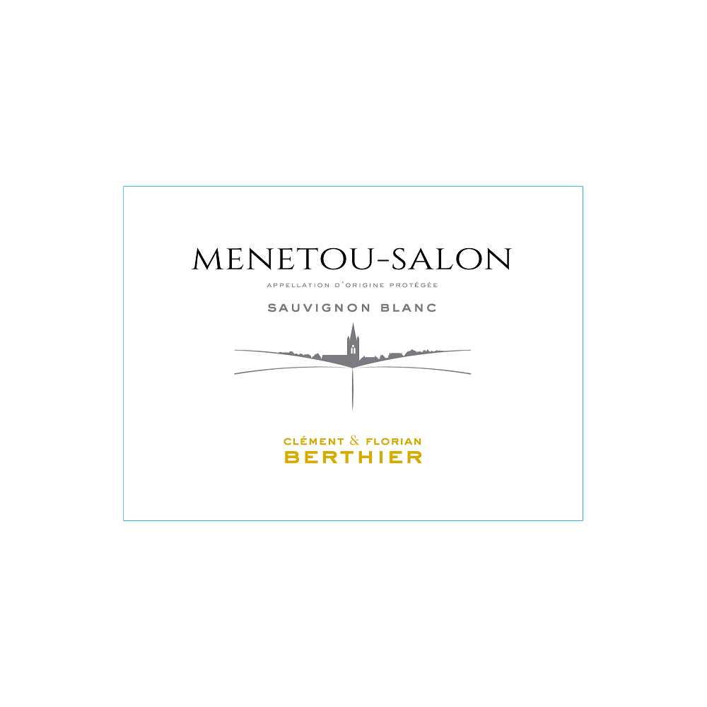 Domaine Berthier Menetou-Salon blanc sec 2021 etiquette