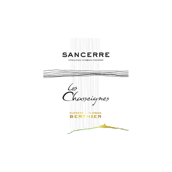 Domaine Berthier Sancerre "Les Chasseignes" blanc sec 2018 etiquette