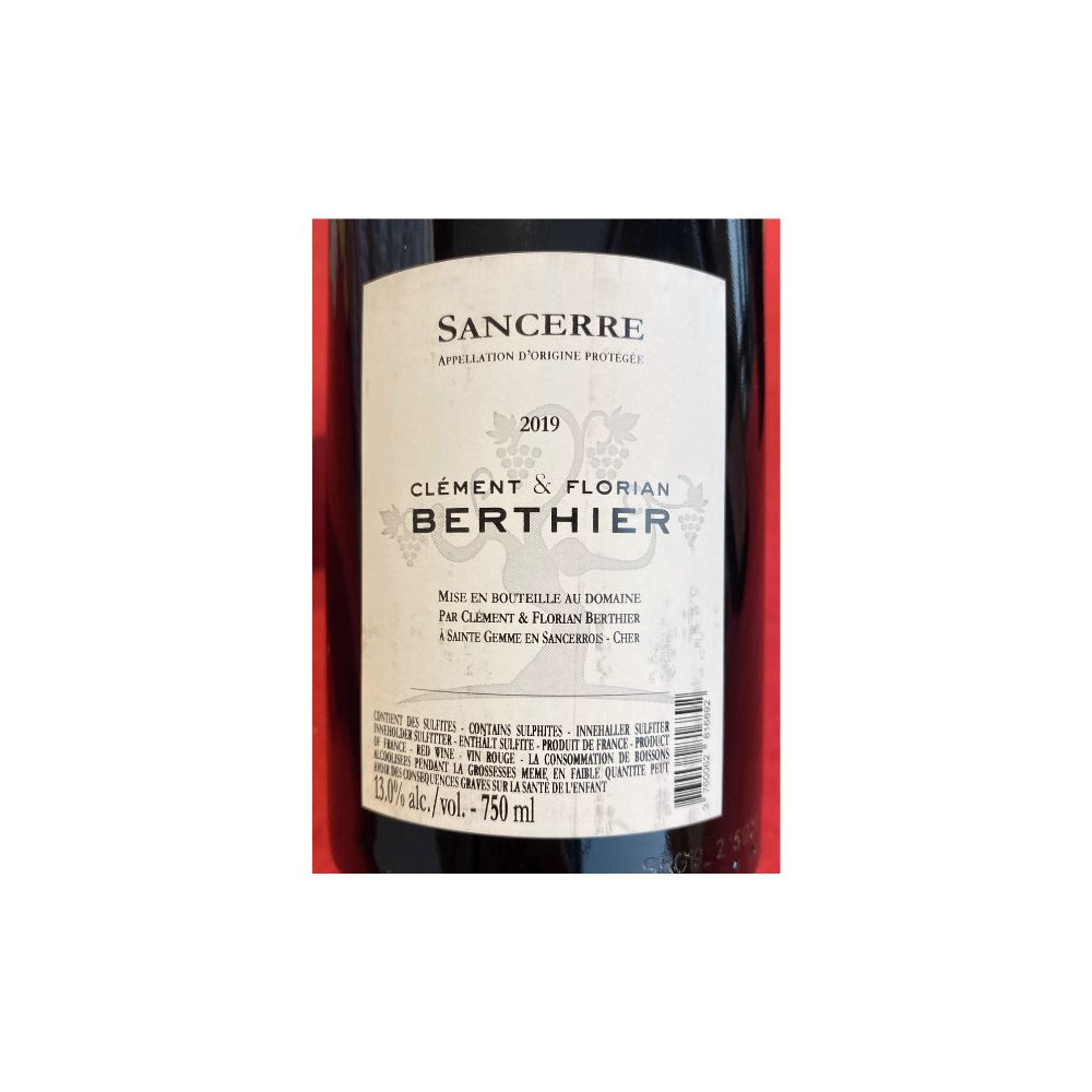 Domaine Berthier Sancerre rouge 2019