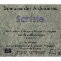 Domaine des Ardoisières "Schiste" blanc sec 2021 etiquette