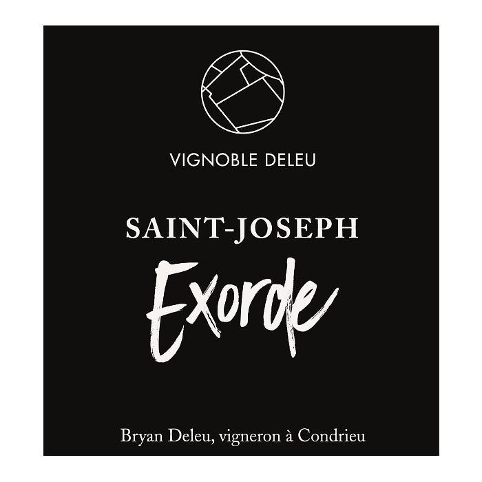 Bryan Deleu Saint-Joseph "Exorde" rouge 2021 etiquette