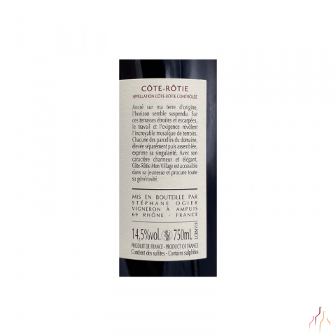 Domaine Stéphane Ogier Côte-Rôtie "Mon Village" rouge 2020