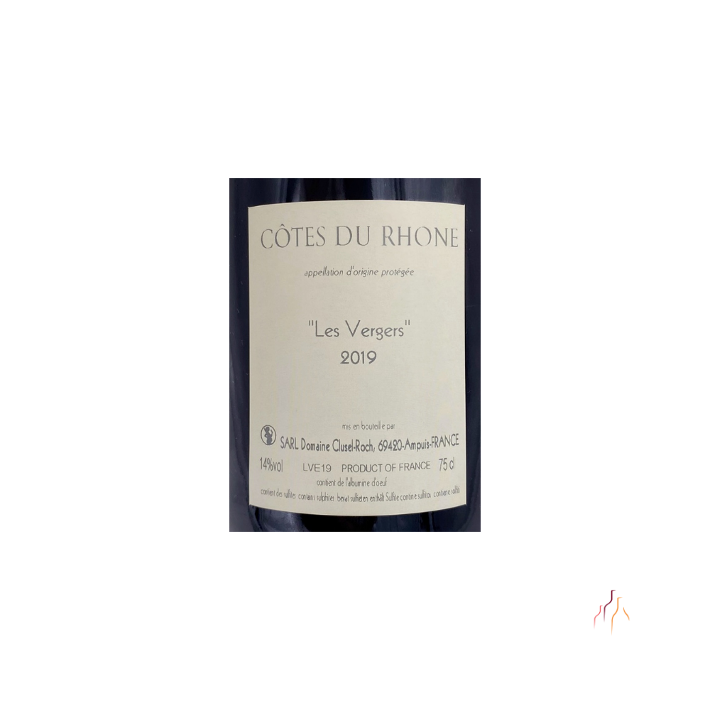 copy of Domaine Clusel-Roch Côtes du Rhône "Les Vergers" red 2019