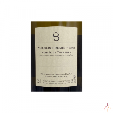 Domaine Samuel Billaud Chablis 1er Cru "Montee de Tonnerre" 2018 (3 bottles) 2