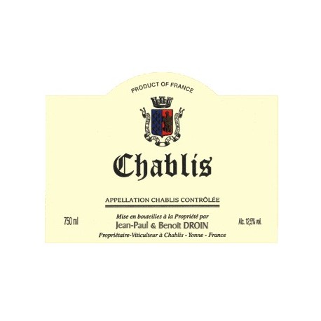 Domaine Droin Chablis 2013