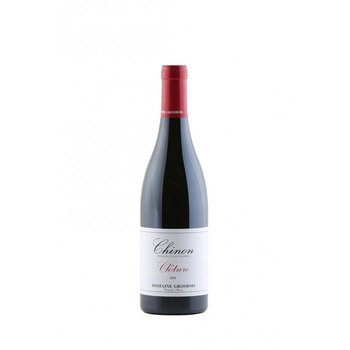 Domaine Grosbois Chinon "Clôture" rouge 2018 bouteille