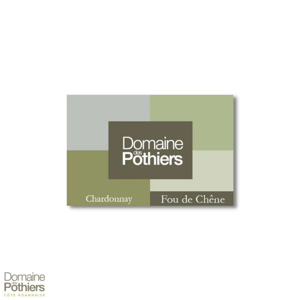 Domaine des Pothiers IGP Urfé "Fou de Chêne" blanc sec 2021 etiquette