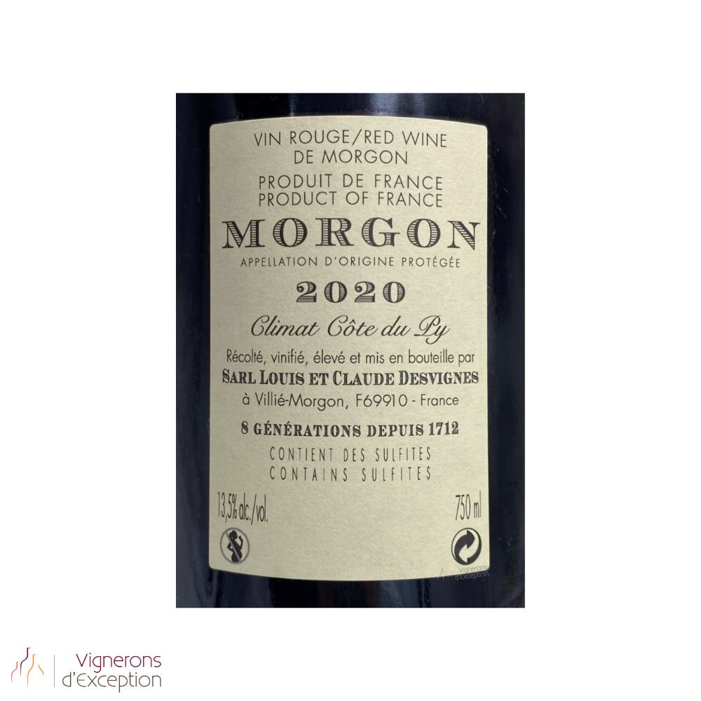 Domaine Louis-Claude Desvignes Morgon Javernières red 2020