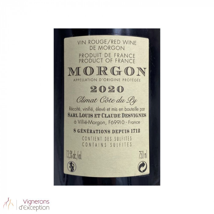 Domaine Louis-Claude Desvignes Morgon Javernières red 2020