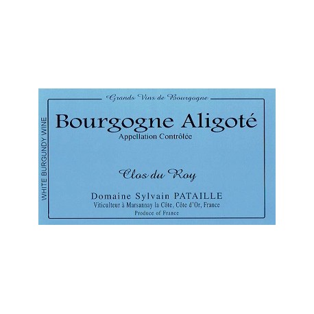 Domaine Sylvain Pataille Bourgogne Aligoté "Clos du Roy" dry white 2020 Domaine Sylvain Pataille Bourgogne Aligoté "Clos du Roy" dry white 2020
