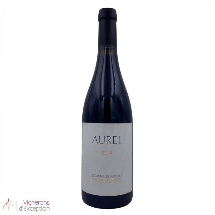 Domaine Les Aurelles Languedoc Pézenas "Aurel" rouge 2014 bouteille