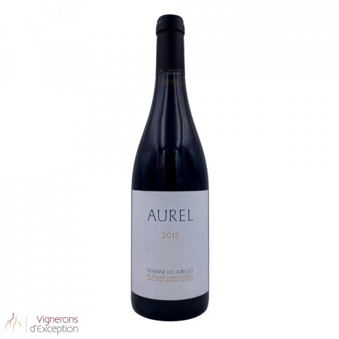 Domaine Les Aurelles Languedoc Pézenas "Aurel" rouge 2015 bouteille