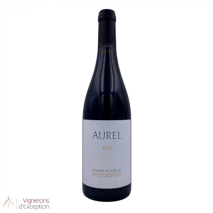 Domaine Les Aurelles Languedoc Pézenas "Aurel" rouge 2015 bouteille Domaine Les Aurelles Languedoc Pézenas "Aurel" rouge 2015 bouteille